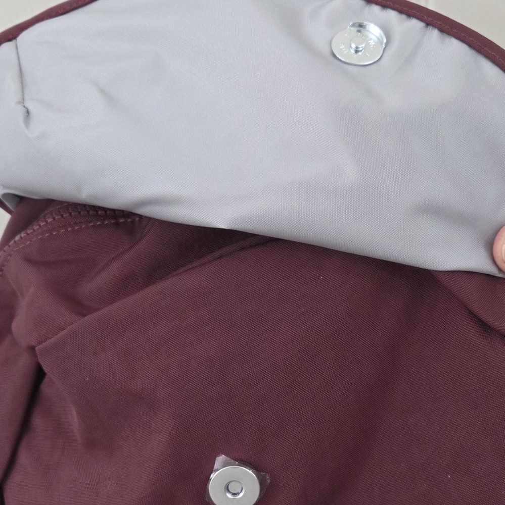 Kipling Fiona Medium Backpack In Wine Red - Picture 9 of 13